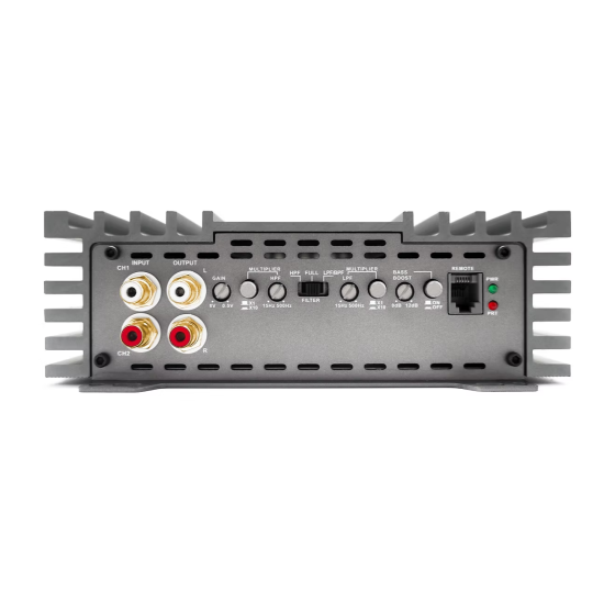 ZAPCO Z-150.2 II 2-kanałowy wzmacniacz klasy AB do systemów SQ Moc przy 4Ω: 2 x 165 W